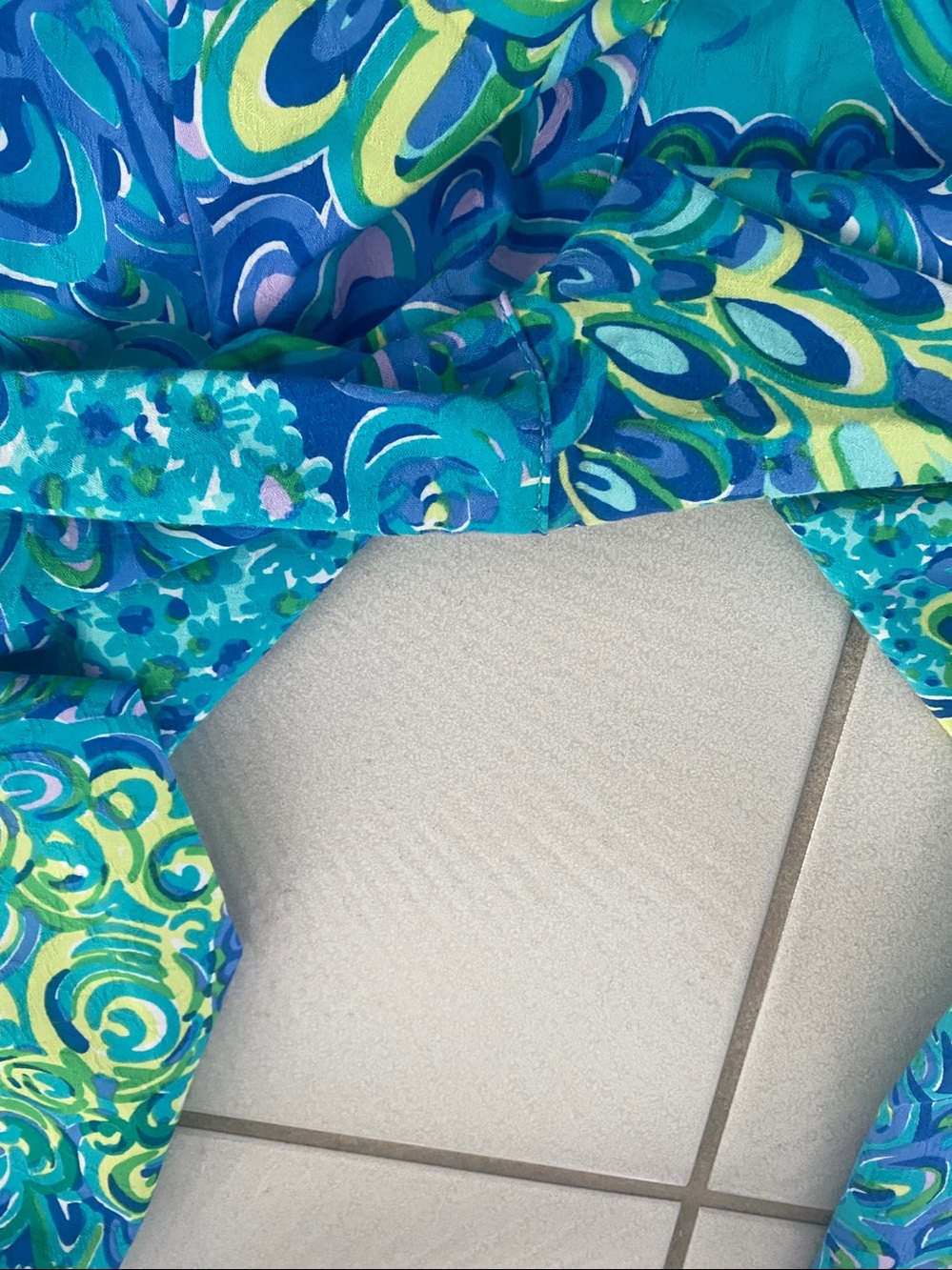Lilly Pulitzer Kelly Skinny Ankle Pants in Lilly’s Lagoon. 10 - Picture 5 of 6